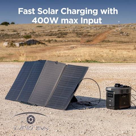Combo Ecoflow Delta Pro và tấm Solar 400W