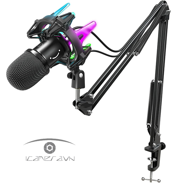 Fifine K651 - Micro RGB kèm shock mount và giá đỡ scissor arm stand