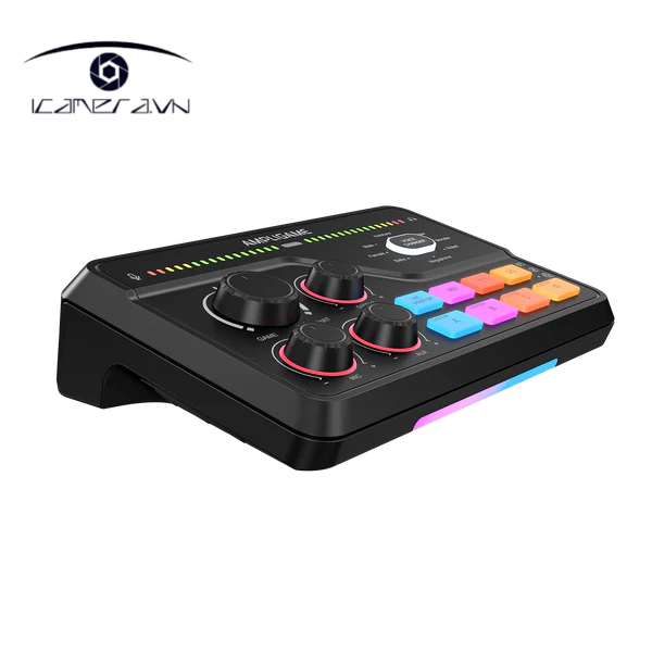 Bộ Trộn Âm Thanh Fifine AmpliGame SC8 Cho Livestream Gaming