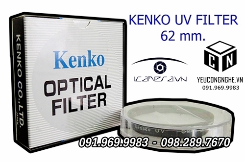 Filter Kenko 62mm UV kính lọc máy ảnh