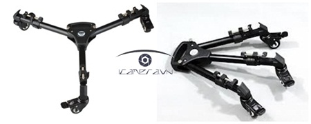 Floor Dolly chân bánh xe chạy hỗ trợ quay phim cho tripod Yunteng YT-900