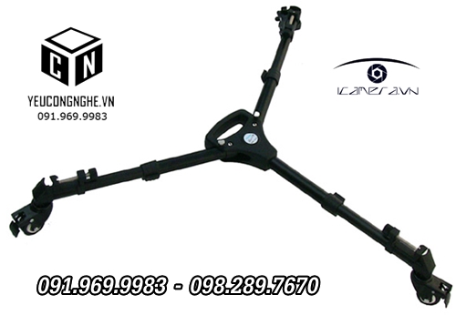 Dolly floor tripod bánh xe lăn hỗ trợ trượt sàn khi quay phim, video clip