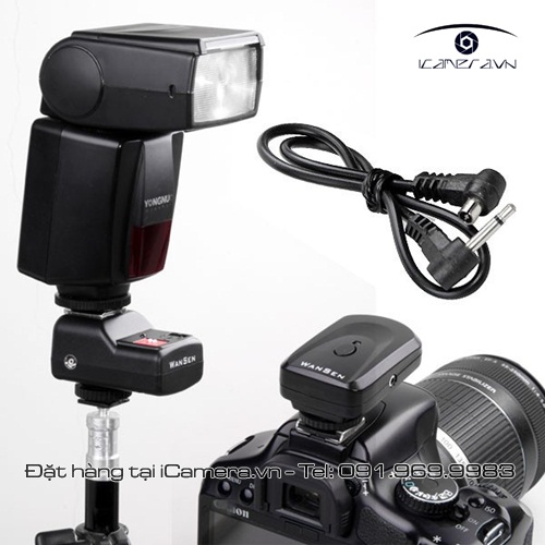Flash trigger Thiết bị điều khiển đèn đồng bộ FM Radio Trigger PT-04 GY