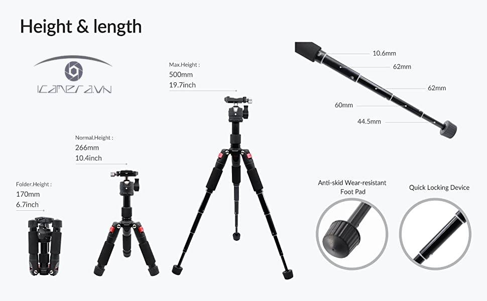 Chân chụp sản phẩm Foldio Tripod 50V