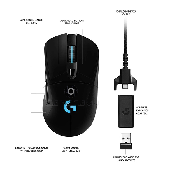 Chuột Logitech G703 HERO Lightspeed Wireless