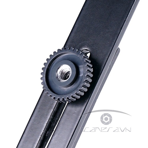 Báng tay cầm chữ L với 2 gá flash hot shoe và ốc 1/4inch