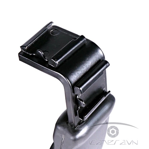 Báng tay cầm chữ L với 2 gá flash hot shoe và ốc 1/4inch