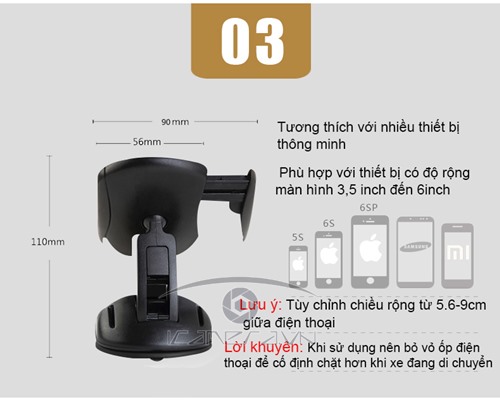 Giá đỡ điện thoại hình chuột máy tính cao cấp