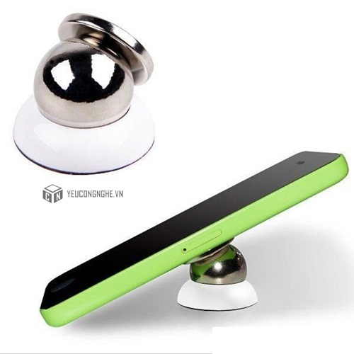 Giá đỡ xoay 360 độ dạng bi dính cho điện thoại trên ô tô giá rẻ nhất