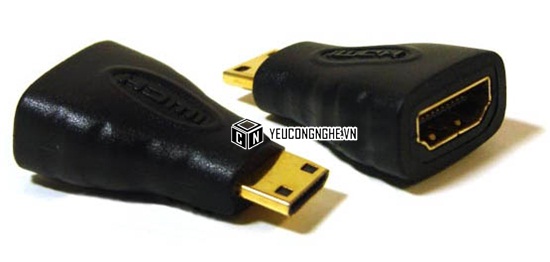 Giắc chuyển đổi từ cổng mini HDMI ra đầu HDMI chất lượng cao