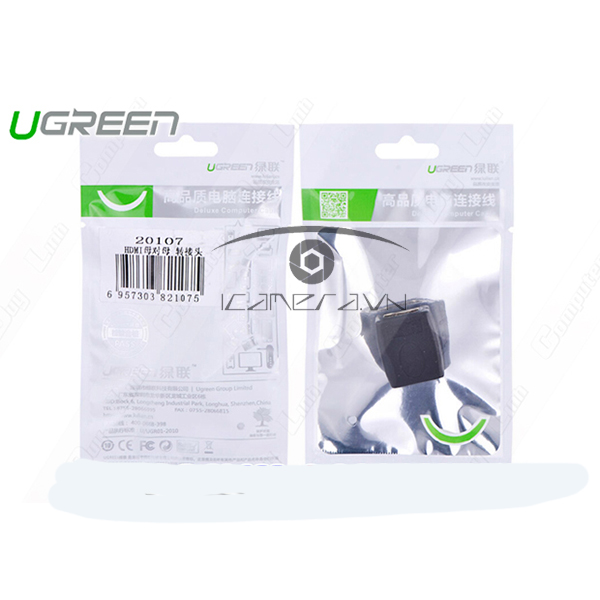 Đầu nối HDMI cao cấp Ugreen 20107 chính hãng