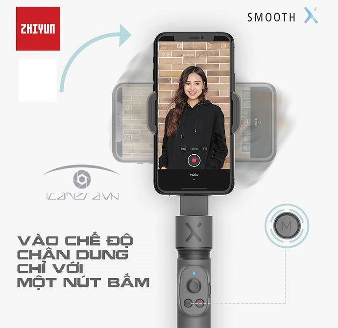 Combo tay cầm chống rung Zhiyun Smooth X và phụ kiện