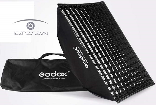 Softbox Godox kèm lưới tổ ong 60x90cm