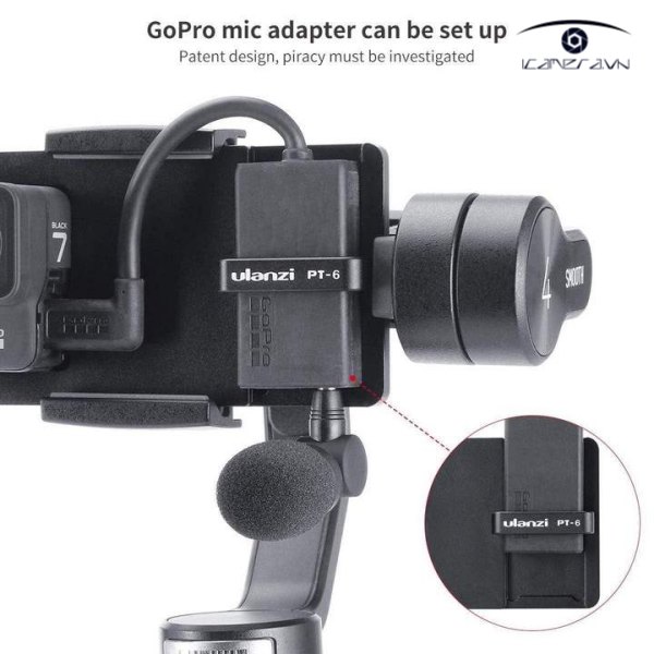 Gopro PT-6 Adapter cho Gimbal dien thoai gia re ha noi