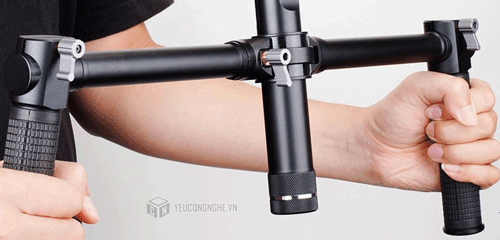 Tay cầm 2 báng linh hoạt cho gimbal Zhiyun Crane Dual handheld grip