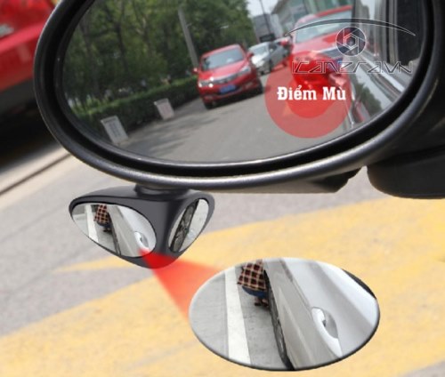 Gương cầu chiếu cạnh và lốp xe ô tô xoay 360 độ 3R-046 giá rẻ