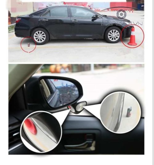 Gương cầu chiếu cạnh và lốp xe ô tô xoay 360 độ 3R-046 giá rẻ