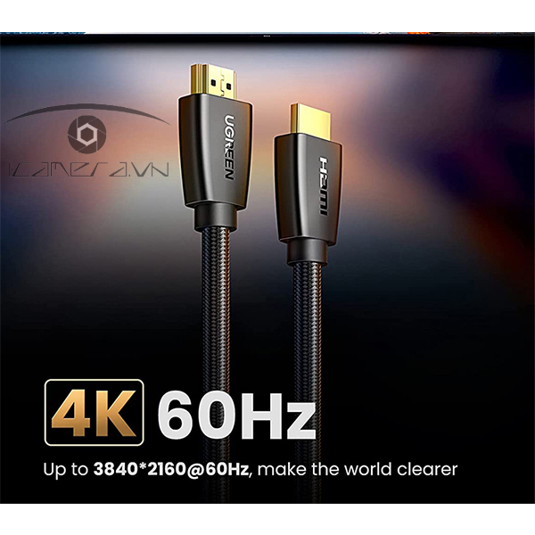  Cáp HDMI 2.0 Ugreen hỗ trợ 3D , 4K - 40412/40414/40415/40416