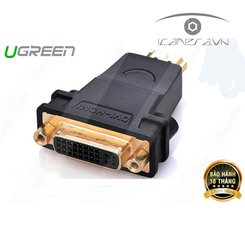 Đầu chuyển đổi HDMI sang DVI 24+5 (âm) Ugreen 20123