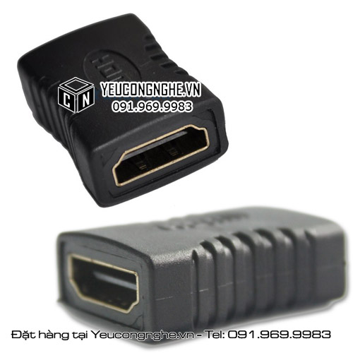 Giắc kết nối hai đầu tín hiệu HDMI Female adaptor giá rẻ
