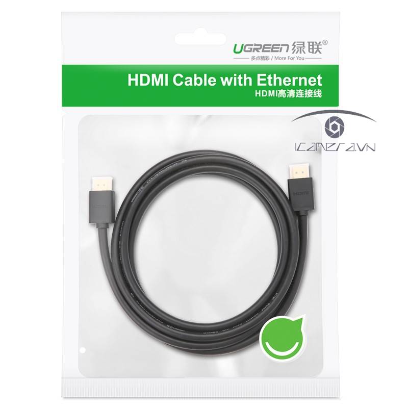 Cáp tín hiệu HDMI Ugreen 2.0 hỗ trợ 4K2K lõi đồng 10109 (5M)