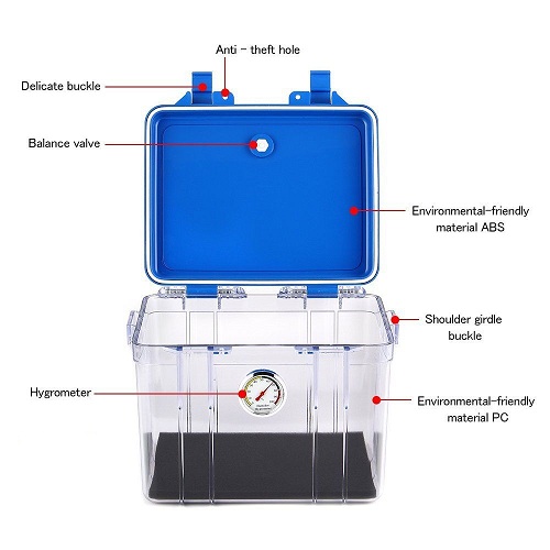 Hộp chống ẩm 12L Eirmai cho thiết bị máy ảnh, máy quay chất lượng cao