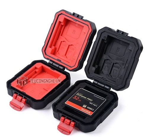 Hộp đựng thẻ nhớ CF, SD, QXD, Micro SD Memory Card Box Lynca KH-5