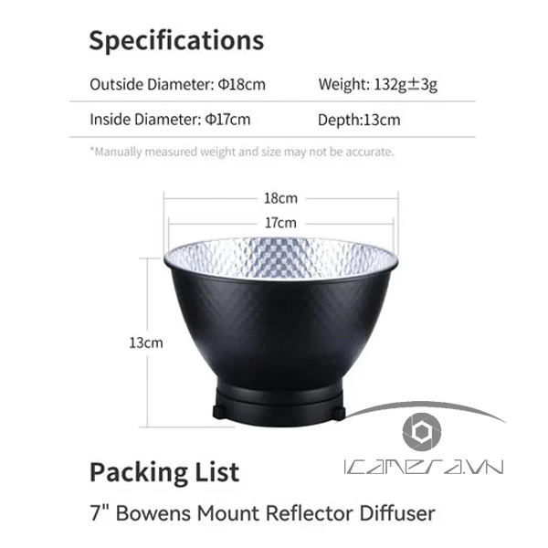 Chóa đèn Ulanzi HT002 ngàm Bowen