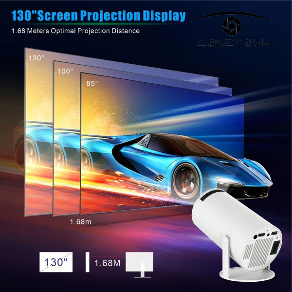 Máy chiếu mini HY300 hệ điều hành Android