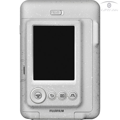 Máy chụp ảnh lấy liền Fujifilm Instax Mini Liplay HM1 màu trắng Stone White - hàng chính hãng