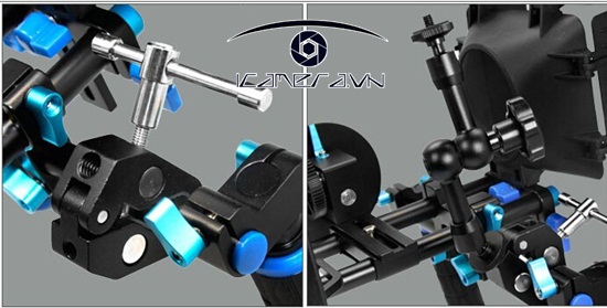 Kẹp kìm càng cua cỡ lớn gắn thiết bị ảnh, quay phim