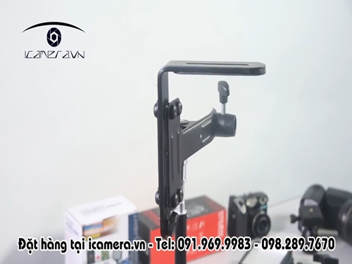 Kẹp to không bi cho tripod chân đỡ máy ảnh, máy quay, đèn chuyên nghiệp