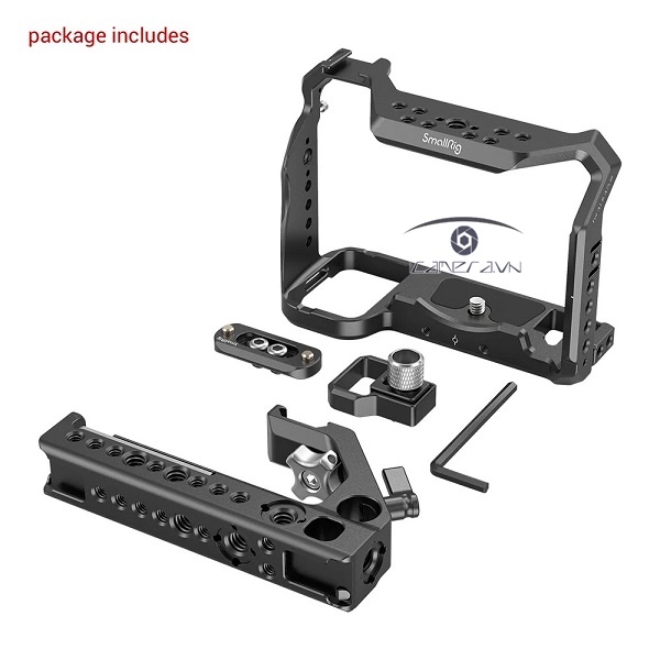 Khung SmallRig 3009B đi kèm tay cầm dành cho Sony Alpha 7S III