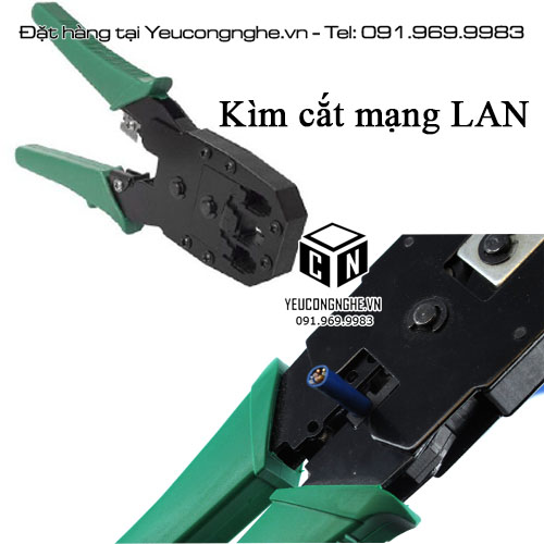 Kìm cắt dây mạng LAN, kềm bấm đầu dây cáp RJ45