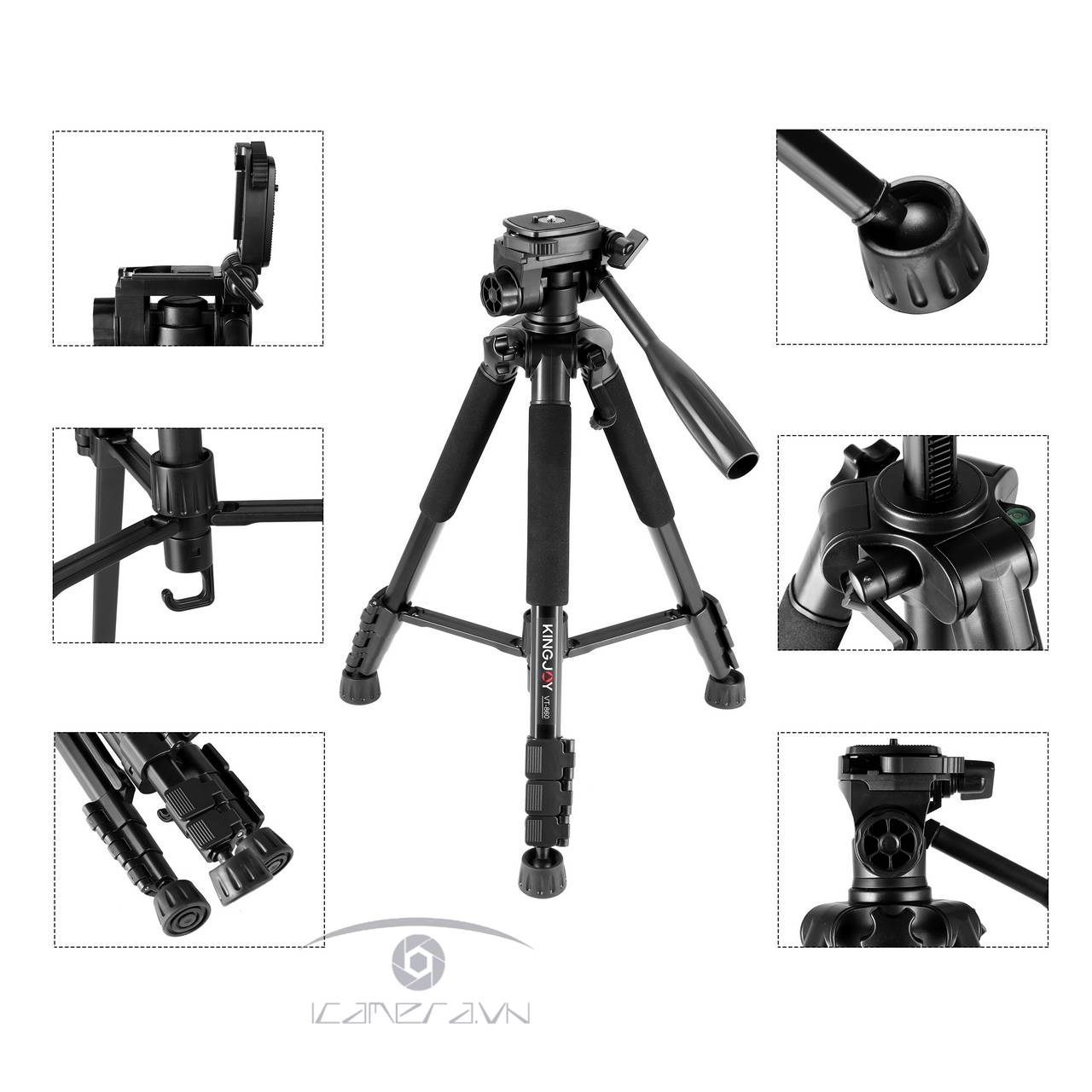 Chân máy ảnh Tripod Kingjoy VT-860