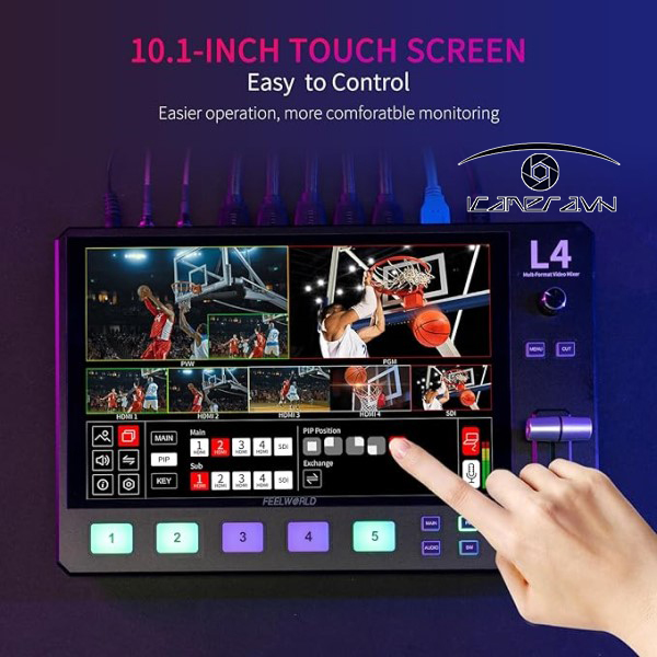 Bàn trộn Livestream FeelWorld LIVEPRO L4