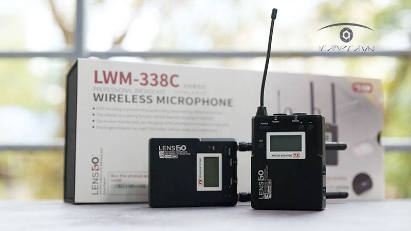 Mic thu âm Wireless LENSGO LWM-338C (1RX - 1TX)