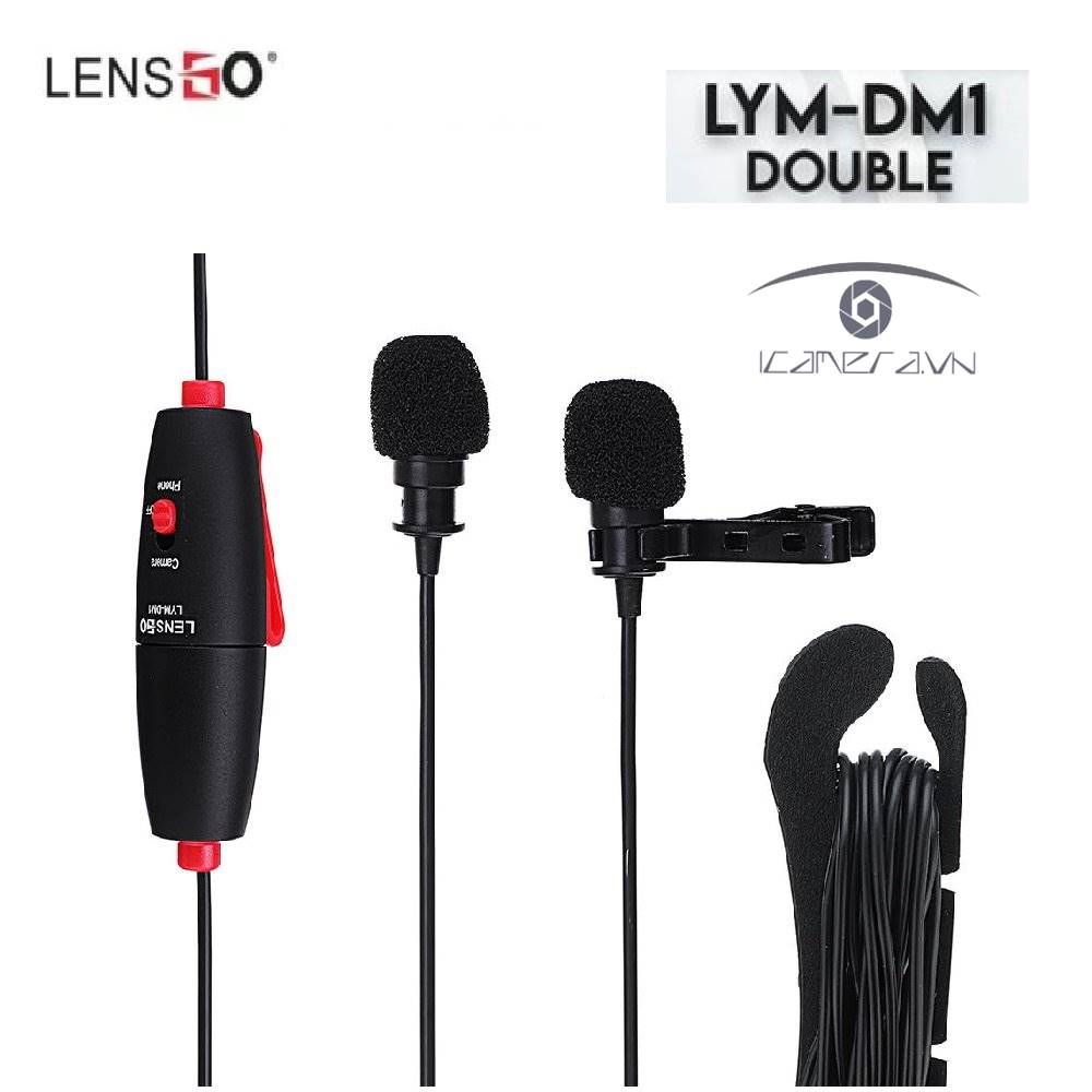 Mic đôi cài áo 2 người nói LENSGO LYM-DM1 Double 