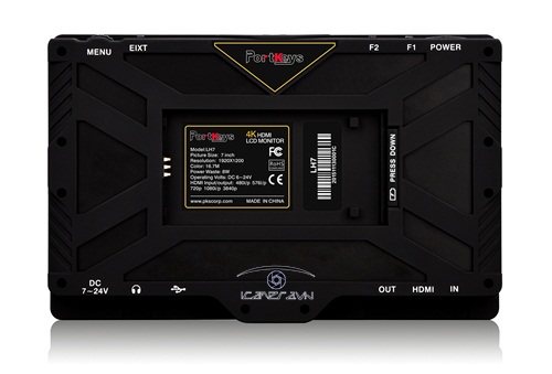 Màn hình Portkeys LH7 7 inch 4K cổng HDMI in và out