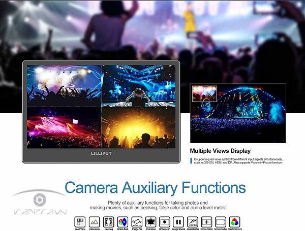 Màn hình monitor Lilliput A12 12.5 inch SDI/HDMI