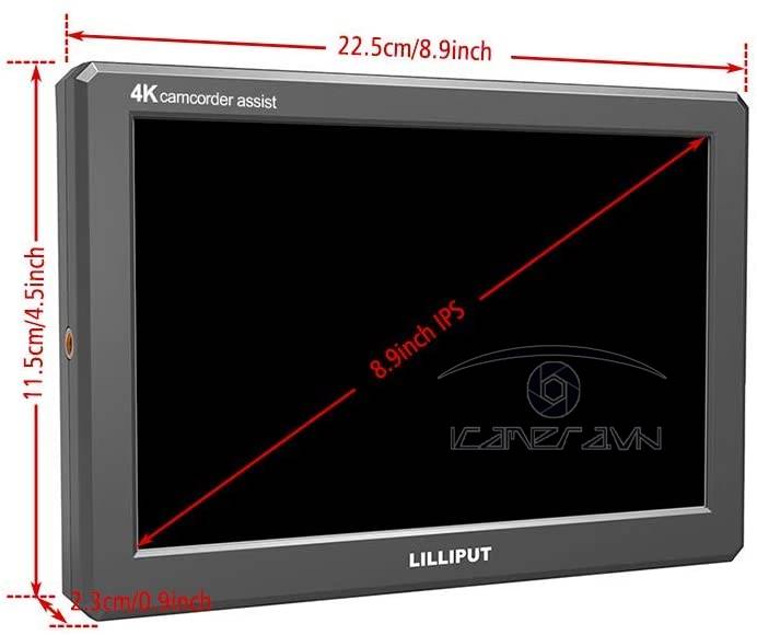 Màn hình monitor Lilliput A8 8.9 inch cổng HDMI
