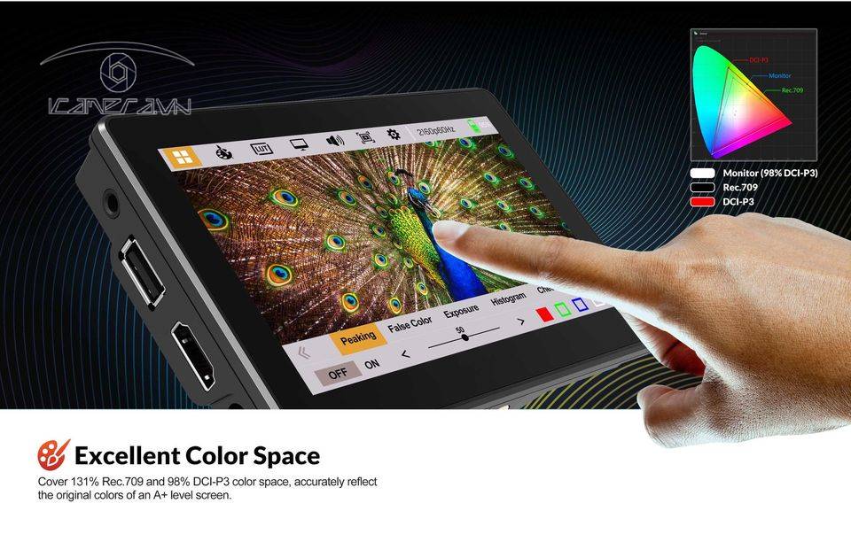 Màn hình cảm ứng Lilliput T5 5inch 4K HDMI 2.0