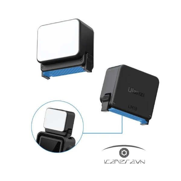 Ulanzi LM18 Mini LED Video Light for DJI Osmo Action 4/3 & Pocket 3