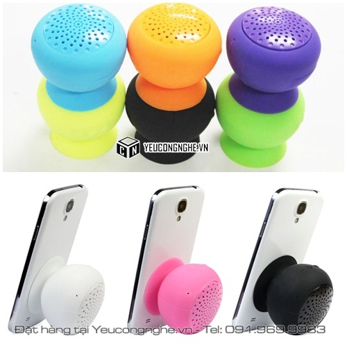 Loa bluetooth mini cho điện thoại, iPhone kiêm giá đỡ 2 trong 1