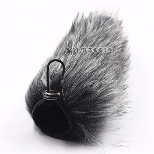 Lọc gió cho mic Rode Videomic Go Microphone Furry wind cover Huanor HN-17