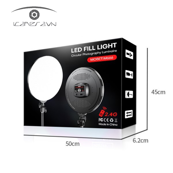 Đèn Led quay phim Pro Video Light M666