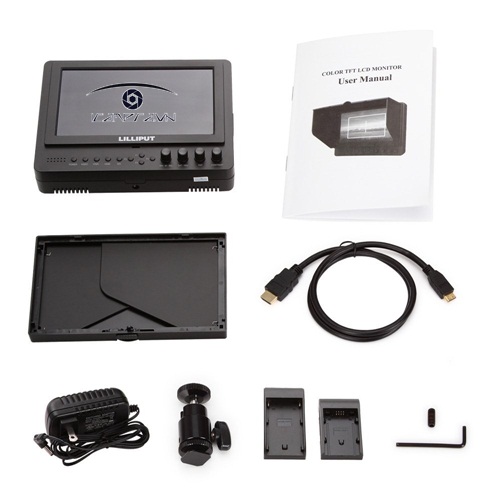 Màn hình 7 inch Lilliput Monitor cổng HDMI, YPbPr, AV 665GL-70NP/HO/Y