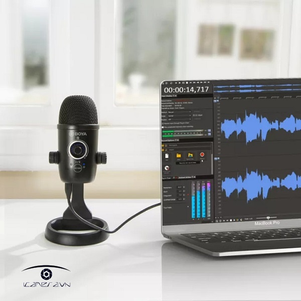 BOYA BY-CM5 - Mic thu âm dành cho Điện thoại Android (Type-C) và Laptop (USB)