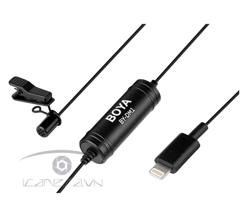 Mic thu âm cổng Lightning cho iPhone iPad dùng iOs Boya BY-DM1