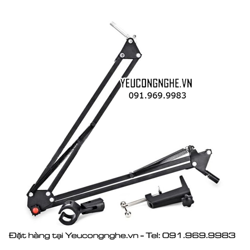 Giá đỡ micro studio thu âm chuyên nghiệp kẹp bàn BY-39